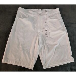 Men's Graham Luxe Bright White Wren Shorts Size 30 Golf Performance‎ Stretch NEW